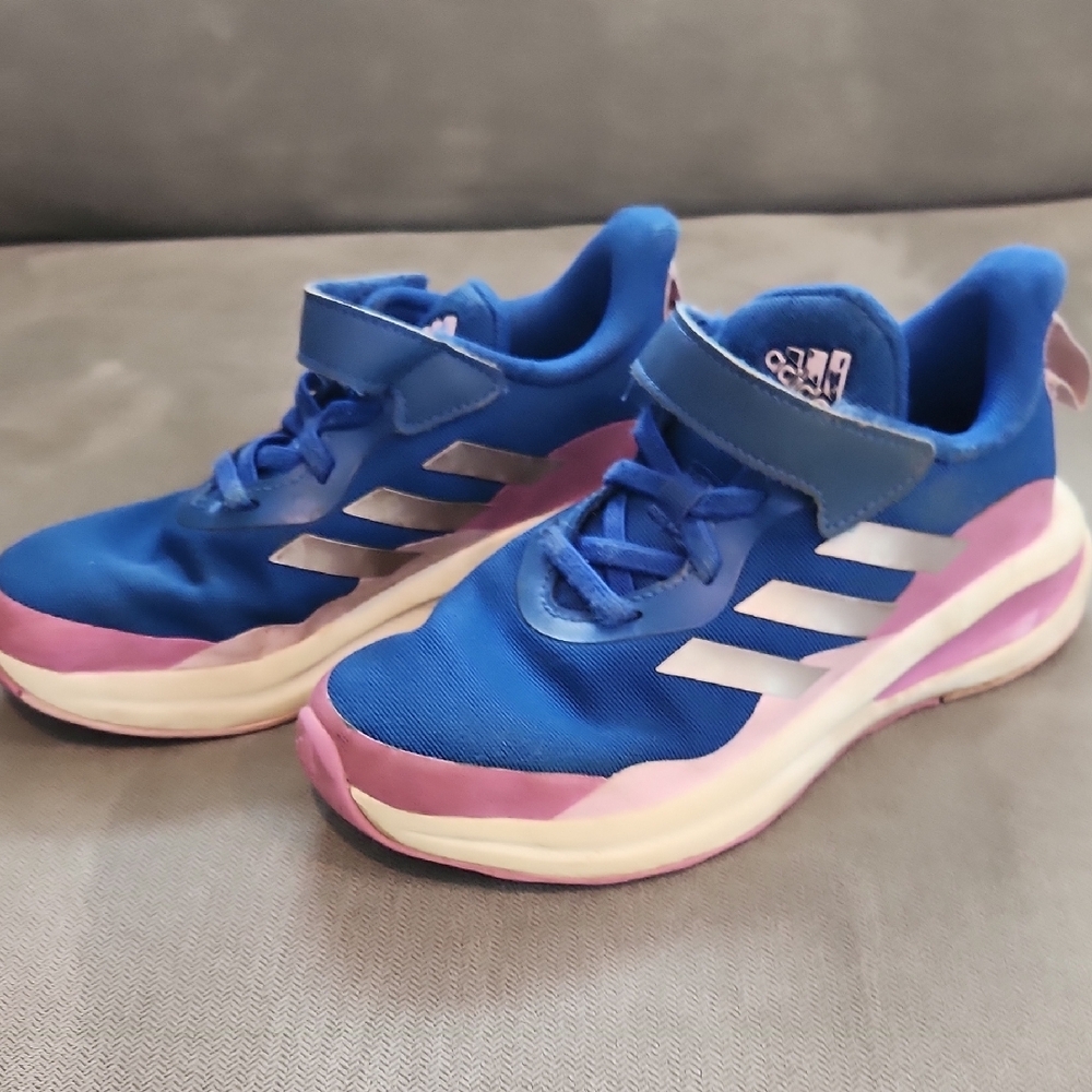 ✨ 3 For $25 adidas Blue and Pink Sneakers with Velcro Closure